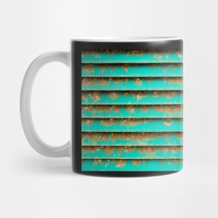 Green grid 1 Mug